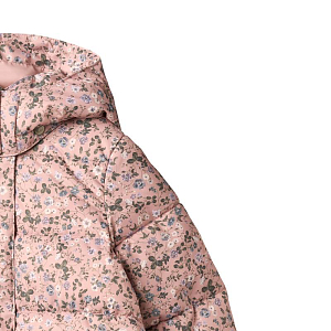 Пальто дутое Wheat "Yrsa Rose Powder Flowers", розовая акварель